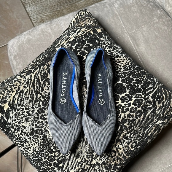Rothy's Shoes - Rothy's Gray Slip-On Flats Versatile Comfort